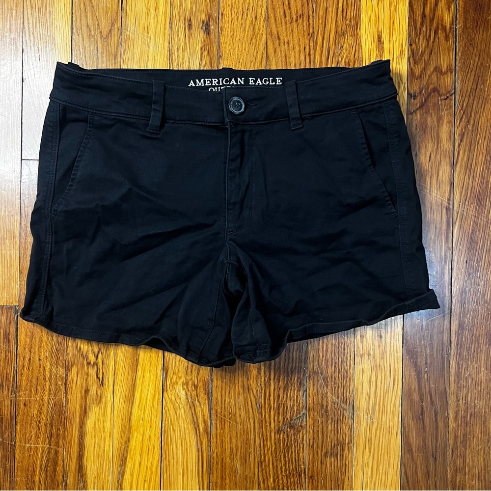 American Eagle Outfitters Women's Black Shorts Size 8